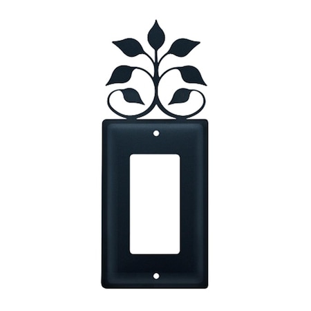 Village Wrought Iron Leaf Fan GFI Cover EG-109